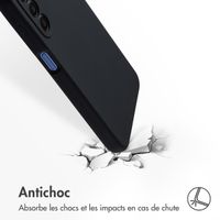 Accezz Coque Liquid Silicone Samsung Galaxy A17 (5G) / (4G) - Noir