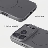 Accezz Coque Grip avec MagSafe Apple iPhone 18 Pro / 17 Pro - Gris