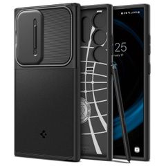 Spigen Coque Optik Armor Camera slider Samsung Galaxy S24 Ultra - Noir