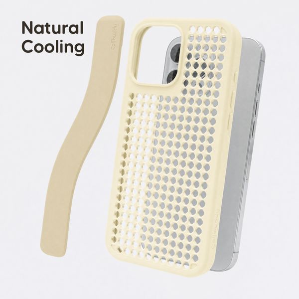 Callbuddy Coque avec strap Apple iPhone 16 Pro Max - Sand Glow