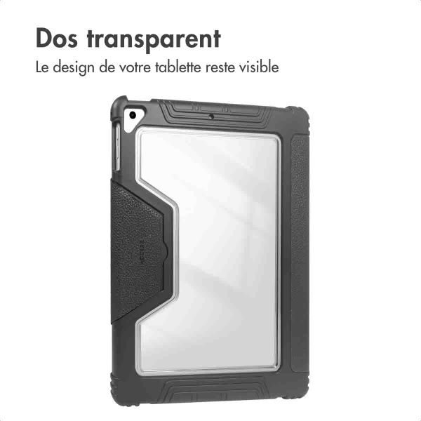 Accezz Coque tablette Rugged Trifold Apple iPad 6 (2018) 9.7 pouces / iPad 5 (2017) 9.7 pouces / Air 2 (2014)/Air 1 (2013) - Noir