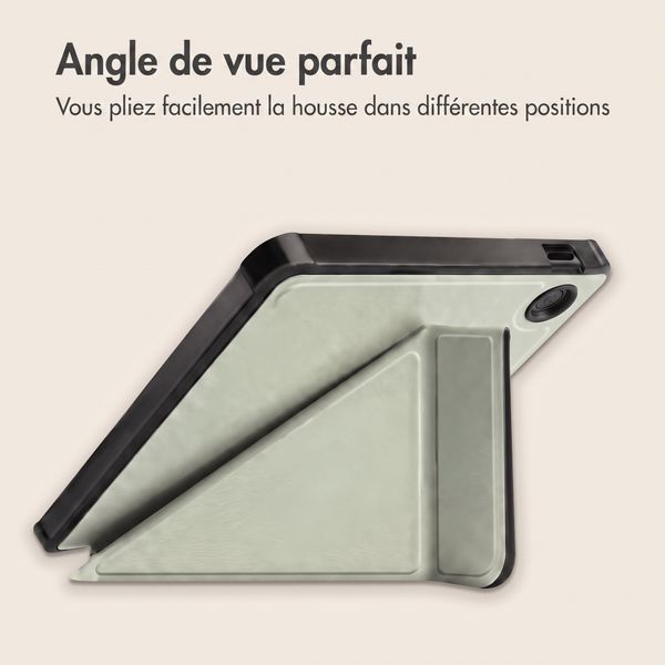 imoshion Étui de liseuse portefeuille design Pliable Kobo Libra Colour - Floral Green