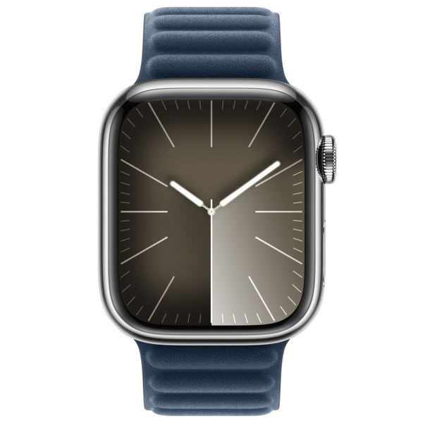 Apple Bracelet à maillons magnétique FineWoven Apple Watch | 38/40/41/42 mm - Taille S/M - Pacific Blue