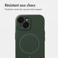 Accezz Coque Grip avec MagSafe Apple iPhone 13 - Vert foncé