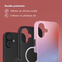 Selencia Coque arrière Vivid avec MagSafe Apple iPhone 17 - Gradient Soft Blush