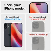 Spigen Optik Pro EZ Fit Lens Protector - Protection d'objectif de caméra (lot de 2) Apple iPhone 17 / 16 / 16 Plus - Black