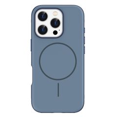 imoshion Coque arrière Color avec Thin MagSafe Ring Apple iPhone 16 Pro - Bleu foncé