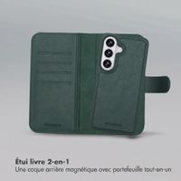 Selencia Étui portefeuille amovible Olyn avec MagSafe Samsung Galaxy S26 - Vert