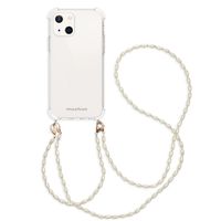imoshion Coque avec dragonne + bracelet - Perles Apple iPhone 13 - Transparent