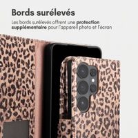 imoshion Étui de télephone portefeuille Design Samsung Galaxy S26 Ultra - Leopard Mood