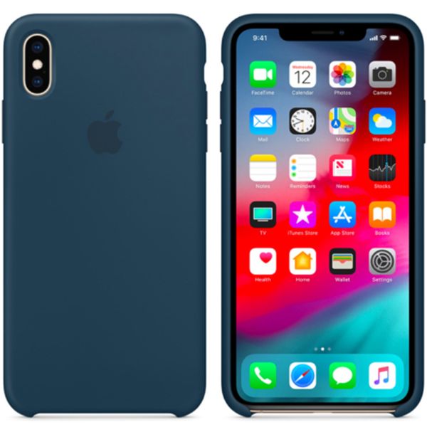 Apple Coque en silicone Apple iPhone X / Xs - Pacific Green