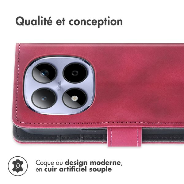 imoshion Etui de télephone portefeuille avec cordon Xiaomi Redmi Note 15 Pro Plus (5G) - Rouge