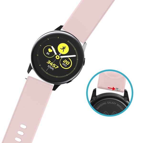 imoshion Bracelet silicone Samsung Galaxy Watch 4 / 5 / 6 / 7 / FE (20 mm) - Rose
