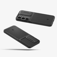 Spigen Coque Optik Armor Camera slider Samsung Galaxy S24 - Noir