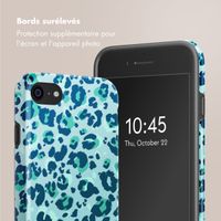Selencia Coque arrière Vivid Apple iPhone SE (2022 / 2020) / 8 / 7 - Wild Spots Light Blue
