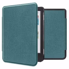 imoshion Étui de liseuse portefeuille Slim Hard Kobo Clara Colour / BW - Vert foncé