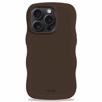 Holdit Coque Wavy Apple iPhone 15 Pro Max - Chocolate