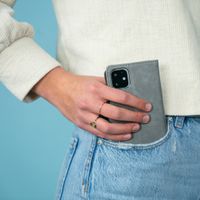 imoshion Étui de télephone portefeuille de luxe Samsung Galaxy A72 - Gris