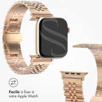 Selencia Bracelet Metallique Jubilee Apple Watch | 38/40/41/42 mm - Rose Doré