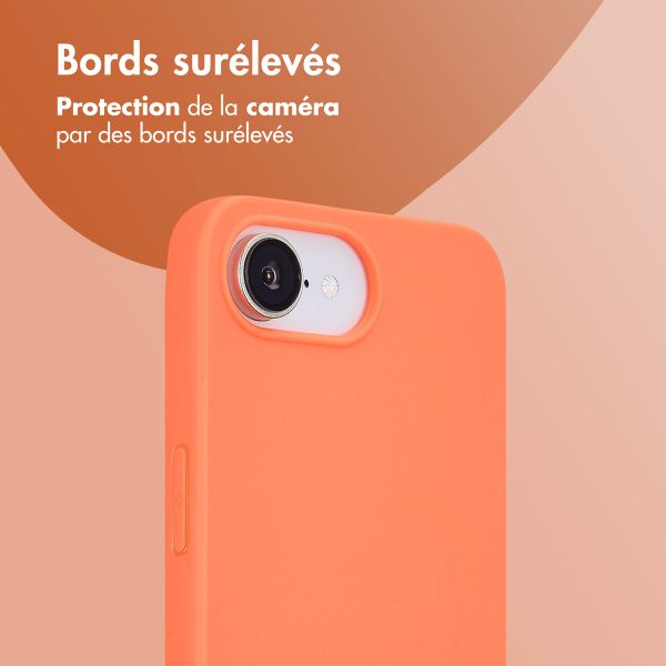 imoshion Coque Couleur Apple iPhone 17e / 16e - Apricot Crush Orange