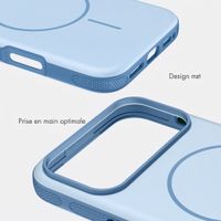 imoshion Coque arrière Color avec Thin MagSafe Ring Apple iPhone 18 Pro / 17 Pro - Bleu clair