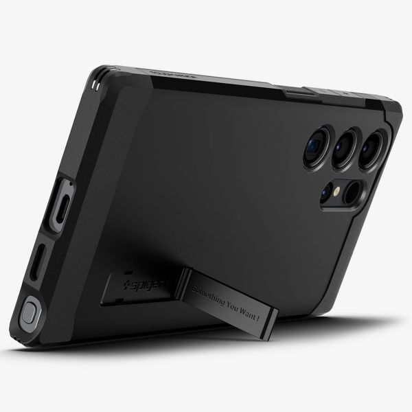 Spigen Coque Tough Armor Samsung Galaxy S24 Ultra - Noir