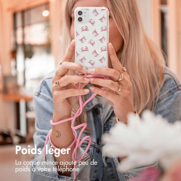 imoshion Coque Design avec cordon Samsung Galaxy A54 (5G) - Crab Watercolor