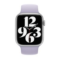 Apple Bracelet Boucle unique en Silicone Apple Watch | 44/45/46/49 mm - Taille 2 - Purple Fog