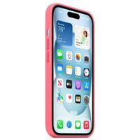 Apple Coque en silicone MagSafe Apple iPhone 15 - Rose