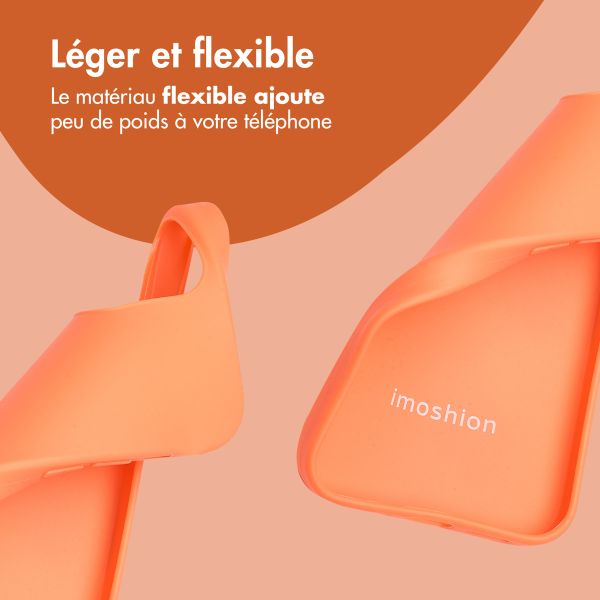 imoshion Coque Couleur Apple iPhone 12 (Pro) - Apricot Crush Orange