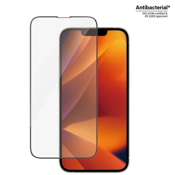 PanzerGlass Protection d'écran Ultra-Wide Fit Anti-bactérienne avec applicateur Apple iPhone 14