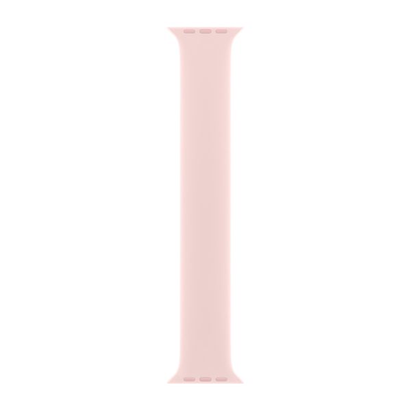 Apple Bracelet Boucle unique en Silicone Apple Watch | 38/40/41/42 mm - Taille 2 - Chalk Pink