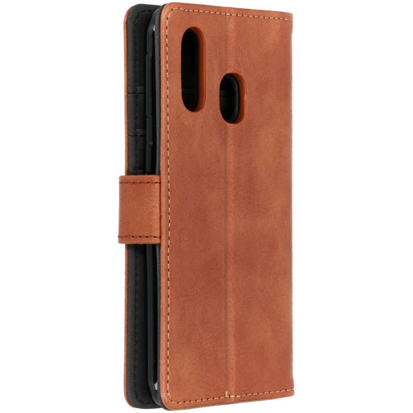 imoshion Étui de télephone portefeuille de luxe Samsung Galaxy A40 - Marron