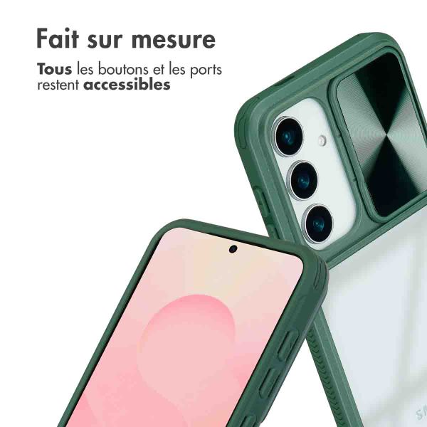 imoshion Coque arrière Camslider Samsung Galaxy S25 - Vert foncé