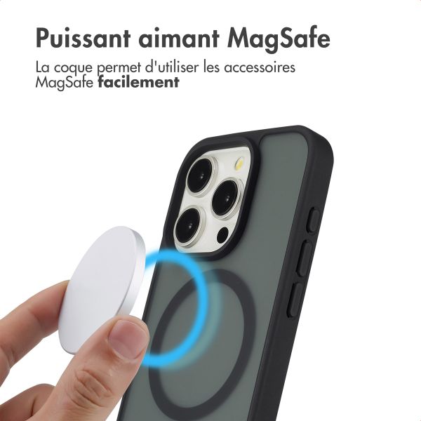 imoshion Coque Color Guard avec MagSafe Apple iPhone 15 Pro - Noir