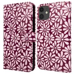 imoshion Étui de télephone portefeuille Design Apple iPhone 12 (Pro) - Bloom Love Blush