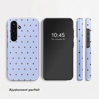 Selencia Coque arrière Vivid avec MagSafe Samsung Galaxy S25 - Happy Dots Digital Sky
