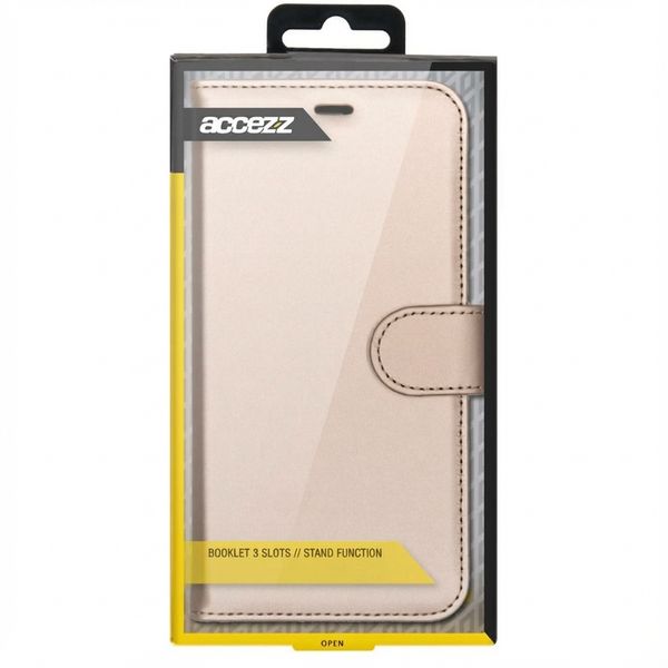 Accezz Étui de télephone Wallet Apple iPhone 11 Pro - Doré
