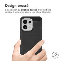 imoshion Coque Brushed Oppo Reno 16 F - Noir