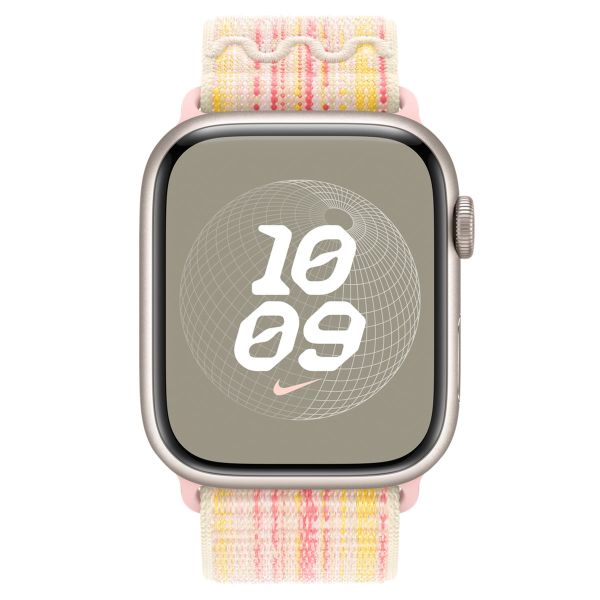 Apple Bracelet Nike Sport Loop Apple Watch | 44/45/46/49 mm - Starlight & Pink
