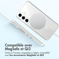 Accezz Coque arrière Xtreme Impact avec MagSafe Samsung Galaxy S25 FE - Transparent