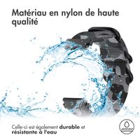 imoshion Bracelet robuste en nylon  - Connexion universelle 20 mm - Camouflage Grey