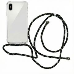 imoshion Coque arrière transparente avec cordon Apple iPhone X / Xs - Noir & Doré