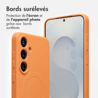 imoshion Coque Couleur avec MagSafe Samsung Galaxy S25 Plus - Orange