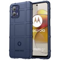 imoshion Coque Rugged Shield Motorola Moto G73 - Bleu foncé