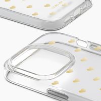 iDeal of Sweden Coque Clear MagSafe Apple iPhone 14 Pro Max - Golden Hearts