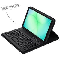 Accezz Étui de tablette Bluetooth Clavier Samsung Galaxy Tab A11 - QWERTY / NL - Noir