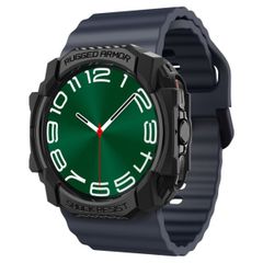 Spigen Coque Rugged Armor™ Samsung Galaxy Watch Ultra (2024/2025) - Matte Black
