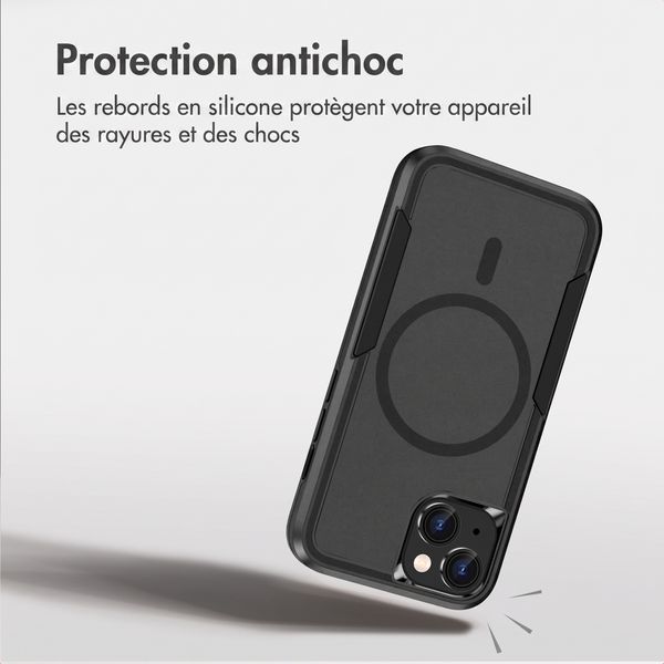 imoshion Coque arrière avec MagSafe Apple iPhone 14 / 13 - Noir