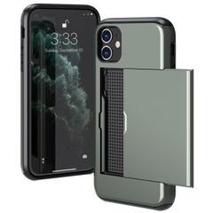 imoshion Coque arrière avec porte-cartes Apple iPhone 11 - Vert foncé